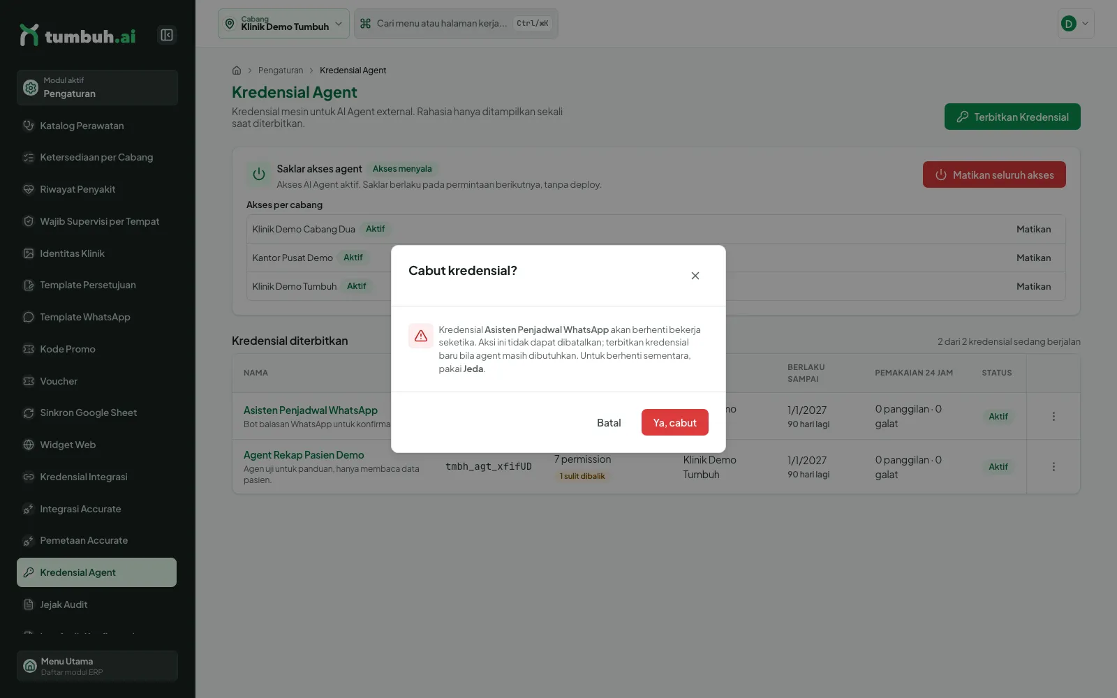 Konfirmasi cabut
